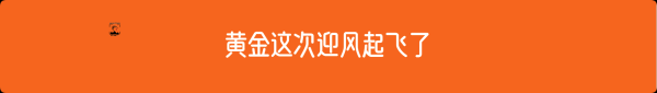 外汇界雪莉：黄金这次迎风起飞了